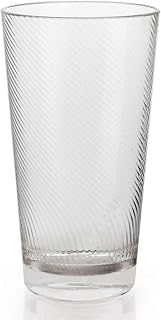 G.E.T. 4420-CL BPA-Free Heavy-Weight Textured Plastic Tumblers, 20 Ounce, Clear (Set of 12)
