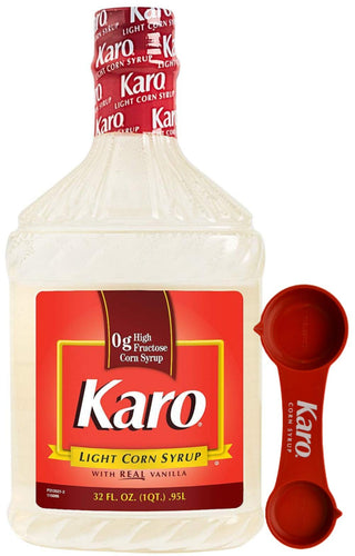 Light Corn Syrup with Real Vanilla by KARO – 32 Fl Oz (Pack of 1)
