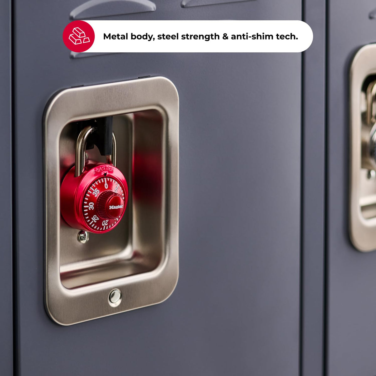 Master Lock Red / 1 / 2 Pack, Colors may vary Combination Padlocks