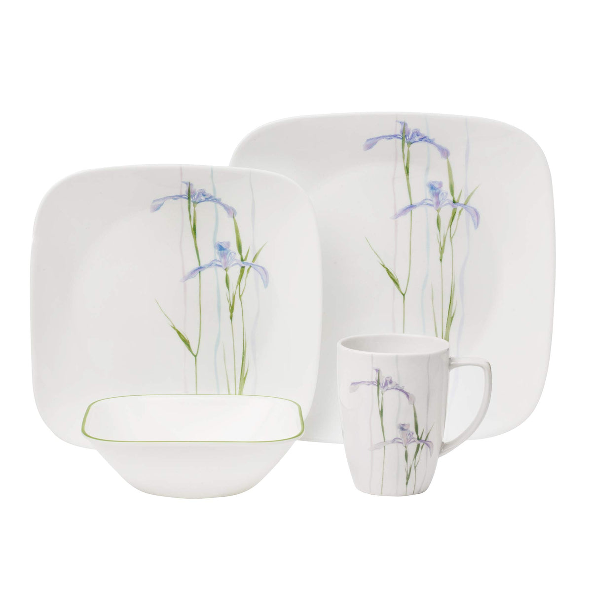 Corelle Shadow Iris / 16-Piece / 1 Dinnerware Sets