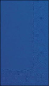 Hoffmaster 180522 Dinner Napkin, Regal Embossed, 2-Ply, 1/8 Fold, 17" Length x 15" Width, Navy (8 Packs of 125)