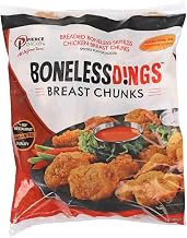 Pierce Chicken Marinated Breaded Boneless Chicken Breast Chunks, 5 Pound -- 2 per case.