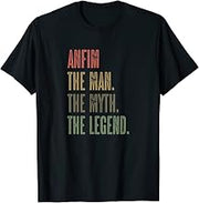 ANFIM the Man the Myth the LEGEND | FUNNY - Mens Boys Name T-Shirt