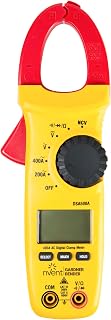 Gardner Bender Sperry Instruments DSA500A Digital Snap-Around Clamp Meter, 5 Function, 9 Range, 400-600V AC/DC, with Case, Measures Outlet & Panel Voltage, Yellow