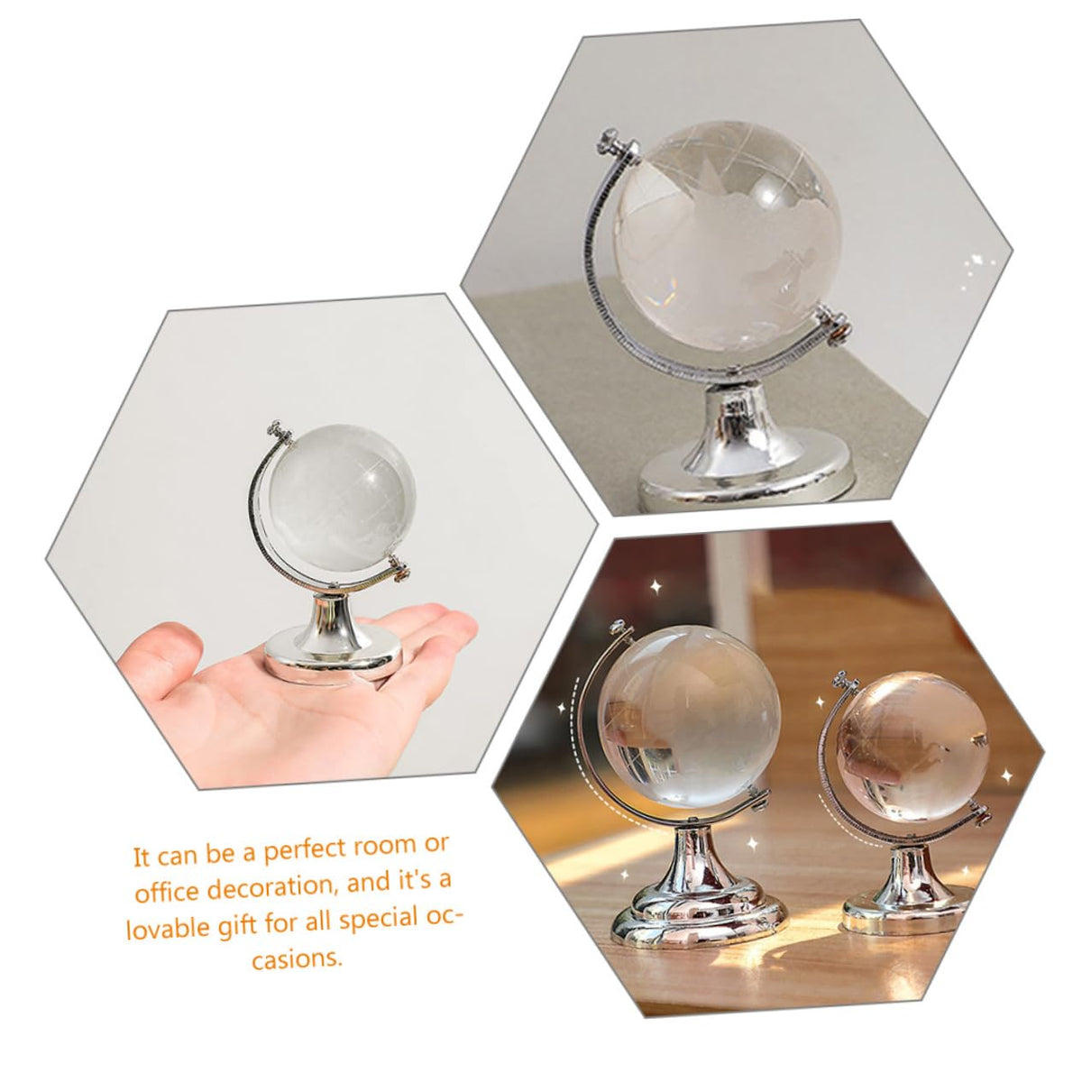 2pcs Earth Globes World Map Sphere Decorative Desktop Ornaments for for Festivals and Special Occasions Includes Solid Base for by Gogogmee – Model P37LC23R20H7C