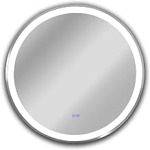 Chloe Lighting Luminosity Embedded Round Touchscreen LED Mirror 3 Color Temperatures 3000K-6000K 30" Wide
