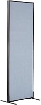 Global Industrial 24-1/4"W x 72"H Freestanding Office Partition Panel, Blue