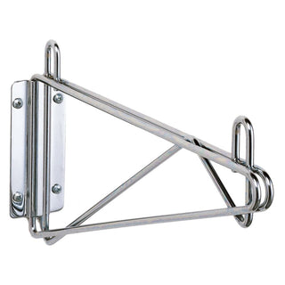 Metro Wall Mount 18" Chrome Shelf Support by Super Erecta – Chrome, Model 1WD18C