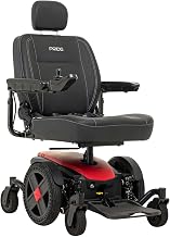 Jazzy EVO 614 Group 2 Power Chair, Two-Motor, in-line, Mid Wheel Drive, Motorized Electric Wheelchair for Adults & Elderly, 300 lbs. WC, Up to 4.4 MPH, 19 or 21.5 Miles Range Per Charge