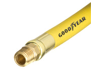 6' x 3/8" Rubber Whip Hose Yellow 250 PSI by Goodyear – 3/8 in. by 6 ft. 250 PSI, Rubber, Yellow, Model 46511