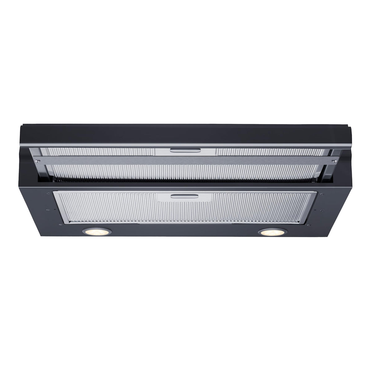 Summit 20” Range Hood Recirculating by Summit Appliance – 20 Inch, Stainless Steel, Black, Model HRTX20B