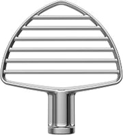 Stainless Steel Pastry Beater Attachment for Commercial 8-Quart Bowl-Lift Stand Mixers (KSM8990 & KSMC895) by KitchenAid – Stainless Steel, Model KSMPB7SSC