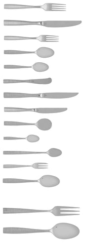 Ringo 18/10 Stainless Steel Flatware Table Fork by Fortessa – Full Size, Stainless Steel, Silver, Model 1.5.103.00.002