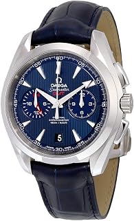 Omega Seamaster Aqua Terra Chronograph GMT Automatic Chronometer Blue Dial Men's Watch 231.13.43.52.03.001