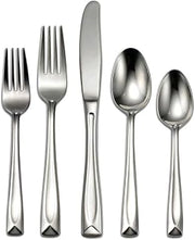 Oneida Lincoln 45-Piece 18/0 Silverware Set for 8, Flatware | mirror finish, dishwasher safe | includes serving spoons and utensil set | heavy duty, cutlery set for kitchen and dining