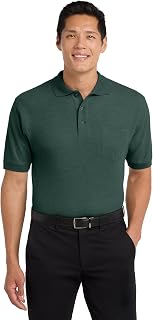 Port Authority K500LSP L-Sleeve Silk Touch Polo with Pocket