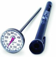CDN IRT550 ProAccurate Insta-Read High Temperature Cooking Thermometer, 50 Degree F to 550 Degree F, 5" Stem, 1" Magnified Dial