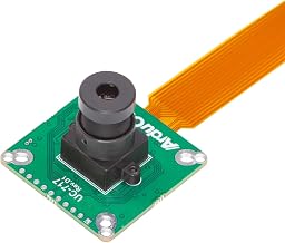 Arducam for Raspberry Pi Camera Module 60fps Global Shutter 1.58MP IMX296 Camera with M12 Lens Equipped with 15-22pin FPC Flexible Cable for Raspberry Pi 5, 3, 4 A/B