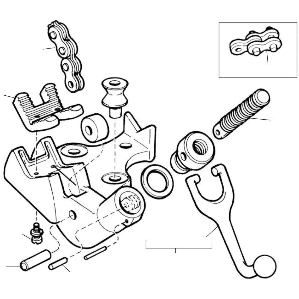 Chain Assembly Replacement by RIDGID – 7.5"L x 7"W x 2"H, Model 41155