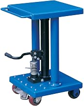 Global Industrial Work Positioning Post Lift Table with Foot Control, 18"x18" Platform, 500 Lb. Capacity