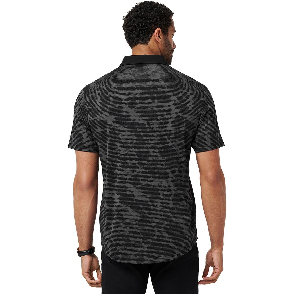 Study Abroad Polo Black S by TravisMathew – Small, Black