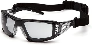 Pyramex Fyxate Safety Glasses Light Gray H2MAX Anti-fog Lens With Foam Padding
