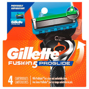 ProGlide Razor Refills for Men by Gillette – 4 Count (Pack of 1), Orange, Model 47400302532