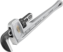 RIDGID 31100 Model 818 Aluminum Straight Pipe Wrench, 18-inch Plumbing Wrench