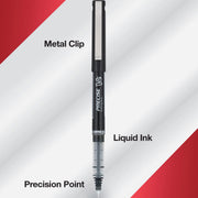 Precise V5 Rollerball Pens by PILOT – 1 Count (Pack of 10), Plastic, Assorted Colors, Pack of 10, Model 12562