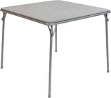 Flash Furniture Madelyn 33.5" Folding Card Table, Gray