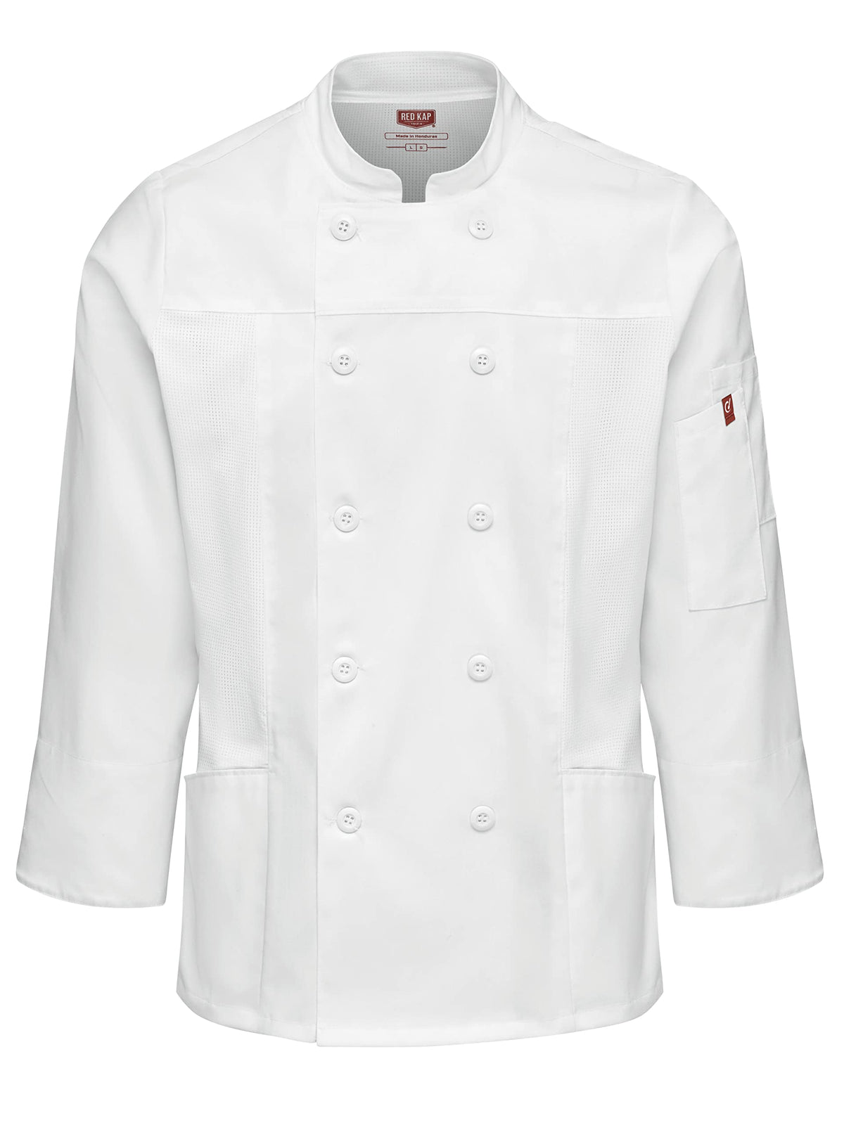 Red Kap X-Small / White / Deluxe Airflow Chef Coat Chef Jackets