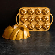 Nordic Ware 3.5 Cup / Gold / 3.5 cups Bundt Pans