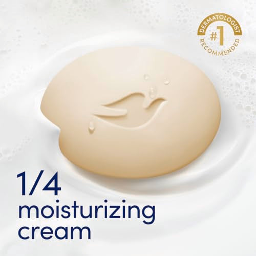 Dove 3.75 Ounce (Pack of 8) / Shea Butter / White Soaps
