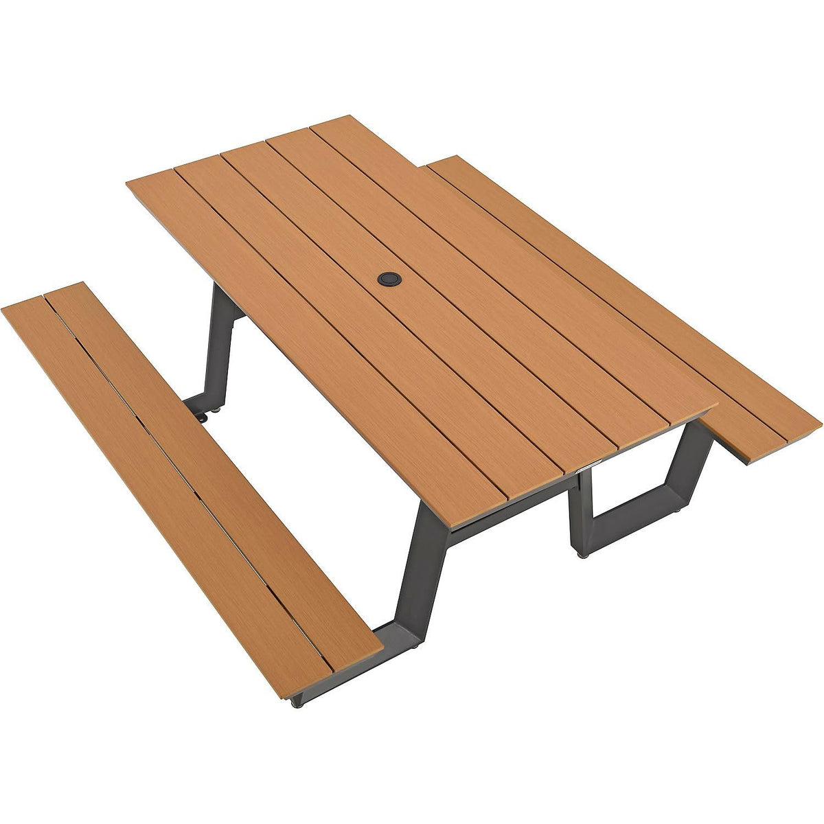 Urban 6'L Rectangular Picnic Table by Global Industrial – Plastic, Tan, Model OTZY-18A