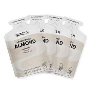 Unsweetened Almond (32 oz) by Numilk – 8 Fl Oz (Pack of 4), Pack of 4, Model 0859581004446