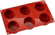 Silikomart SF127/C Silicone Classic Collection Mold Shapes, Shallow Cylinder