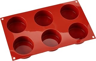 Silikomart SF127/C Silicone Classic Collection Mold Shapes, Shallow Cylinder