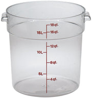 Cambro 18 Quart / Clear / 18.0 quarts Containers