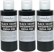 Black Velvet India Ink, 4. oz, Pack of 3