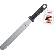 Master Line Spatula 25.5 x 3.5 cm Straight Flexible by Westmark – 25.5 x 3.5 cm, Stainless Steel Plastic, Black/Silver, Model 31232270
