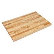 MPL BKSC 120X30X2-1/4 VARNIQ by John Boos – 120"L x 30"W, Maple Wood, Varnique Semi-Gloss, Model BKSC82V