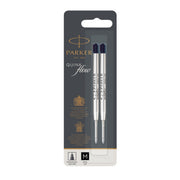 QUINKflow Ballpoint Pen Ink Refill by Parker – Pack of 2, Black, Pack of 2, Model 1950372