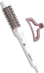 Conair Double Ceramic 1¼-Inch Thermal Brush, Heated Round Brush for Blowouts, Curls, and Waves, Ceramic Technology Eliminates Damaging Hot Spots for Smooth, Shiny Hair