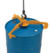 Open & Closed Head Drum Lifter 1000 Lb. Capacity by Global Industrial – 28"L x 28"W x 8.5"H, Steel, Yellow, Model 988868