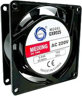 Axial Cooling Fan, Exact Fit for Carter-Hoffmann 18614-0323 Cooling Muffin Fan, Includes Electrical Terminal Connectors, Easy Install