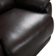 Upholstered Glider Recliner with Black Legs by Starlight Canyon Home – Hardwood and Plywood, 80% Polyester and 20% PU, Brown