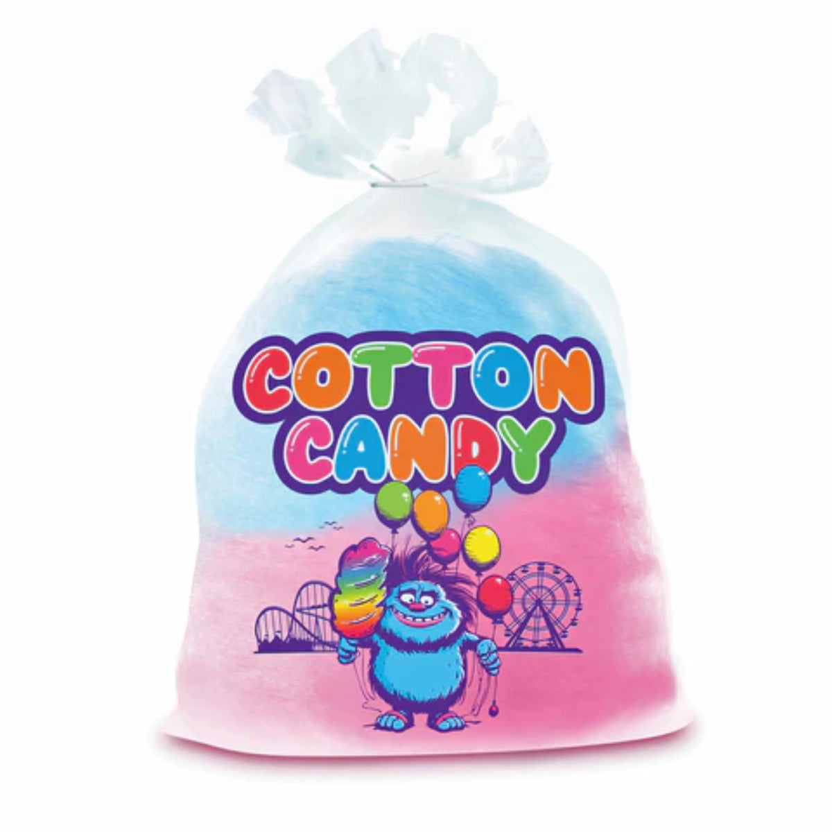 Troll Cotton Candy Bags by Popcorn Supply Company – 1 Count (Pack of 1000), Plastic, Pack of 1000, Model 3057
