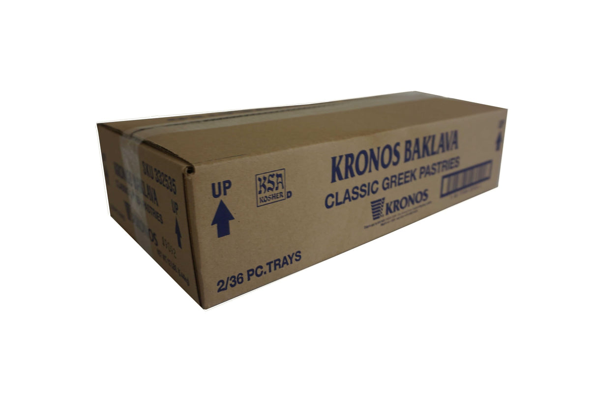 Frozen Authentic Greek Baklava - Dessert -- 72 per case. by Kronos – Pack of 72, Model 332535