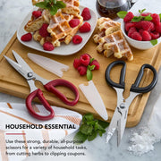 2-Piece Multipurpose Shear Set by KitchenAid – 2 Pack, Stainless Steel, Black, Model KE2PMSAOHASA