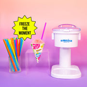 Kid-Friendly Electric Snow Cone Machine by Hawaiian Shaved Ice – 120V, Plastic, White, Model S700